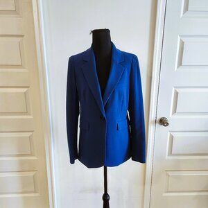 Bar III Women's One-Button Blazer – Royal Blue (Size S/4)
